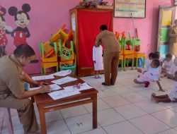 Pembuatan KIA, Dukcapil Datangi TK Pertiwi Serui